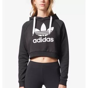 NWOT Adidas Original Cropped Hoodie